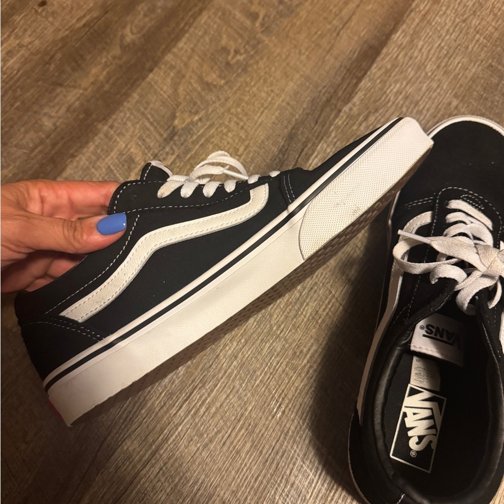 Vans Black and White Sneakers